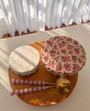 Vintage Floral Cotton Linen Bowl Covers