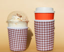 Floral Neoprene Coffee Sleeve | Reusable Insulated Drink Holder (16oz, 24oz)