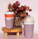 Floral Neoprene Coffee Sleeve | Reusable Insulated Drink Holder (16oz, 24oz)