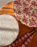 Vintage Floral Cotton Linen Bowl Covers