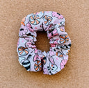 Halloween Candy Scrunchie: XL Cotton Seersucker Hair Tie