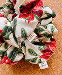 Poinsettia Christmas Scrunchie | Kris Kringle | Christmas gifts | holiday scrunchies