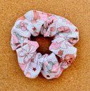 Christmas Bears Scrunchie: Handmade Cotton Seersucker XL Hair Tie