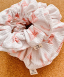 Pink Bow Scrunchie