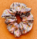 Japanese Cherry Blossom Scrunchie: Handmade Cotton Blend Hair Tie