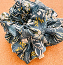 Australiana Flora Scrunchie: Handmade Cotton XL Hair Tie