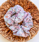 Floral Cotton XXL Scrunchie: Handmade Hair Accessory