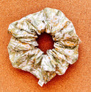 Australiana Wattle Scrunchie: Handmade Cotton XXL Hair Tie
