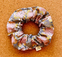 Japanese Cherry Blossom Scrunchie: Handmade Cotton Blend Hair Tie