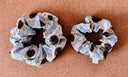 Sunflower Scrunchie: Handmade Cotton Hair Tie, XL Size