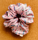 Easter Tulip Satin Scrunchie: XL or Regular, Handmade