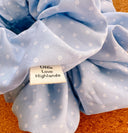 Handmade Ditsy Cotton Scrunchie: XXL Hair Accessory