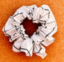 Handmade Cotton Check Scrunchie: XXL Hair Accessory