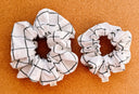Handmade Cotton Check Scrunchie: XXL Hair Accessory