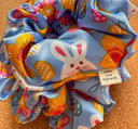 Handmade Easter Bunny Satin Scrunchie - XL Size