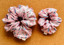 Easter Tulip Satin Scrunchie: XL or Regular, Handmade