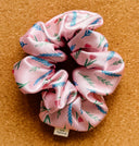 Easter Tulip Satin Scrunchie: XL or Regular, Handmade