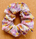 Blossom Scrunchie: XL Floral Cotton Hair Tie