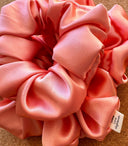 Peaches Satin Scrunchie | XL scrunchies