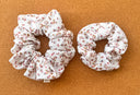 Floral Cotton Scrunchie: Autumn Garden Hair Tie