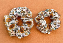 Summer Garden Bees Scrunchie: Handmade Cotton XL Hair Tie