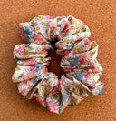 Floral Scrunchie: Handmade Cotton XXL Hair Tie