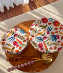 Cotton Bowl Covers: Washable, Reusable, Eco-Friendly (Set of Two)