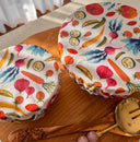 Cotton Bowl Covers: Washable, Reusable, Eco-Friendly (Set of Two)