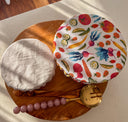 Cotton Bowl Covers: Washable, Reusable, Eco-Friendly (Set of Two)