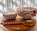 Cotton Bowl Covers: Washable, Reusable, Eco-Friendly (Set of Two)