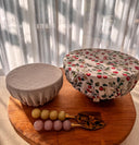 Cotton Bowl Covers: Washable, Reusable, Eco-Friendly (Set of Two)