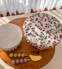 Cotton Bowl Covers: Washable, Reusable, Eco-Friendly (Set of Two)