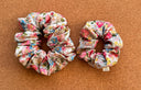 Floral Scrunchie: Handmade Cotton XXL Hair Tie