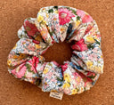 Floral Scrunchie: Handmade Cotton XXL Hair Tie