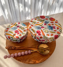 Cotton Bowl Covers: Washable, Reusable, Eco-Friendly (Set of Two)