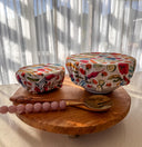 Cotton Bowl Covers: Washable, Reusable, Eco-Friendly (Set of Two)