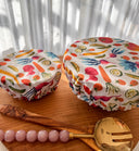Cotton Bowl Covers: Washable, Reusable, Eco-Friendly (Set of Two)