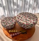 Cotton Bowl Covers: Washable, Reusable, Eco-Friendly (Set of Two)
