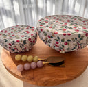 Cotton Bowl Covers: Washable, Reusable, Eco-Friendly (Set of Two)