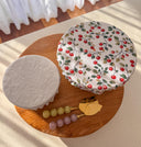 Cotton Bowl Covers: Washable, Reusable, Eco-Friendly (Set of Two)