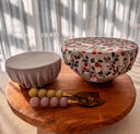 Cotton Bowl Covers: Washable, Reusable, Eco-Friendly (Set of Two)