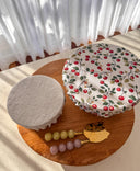 Cotton Bowl Covers: Washable, Reusable, Eco-Friendly (Set of Two)