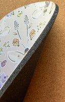 Spring Bees Mouse Pad: Hand-Printed Desk Accessory