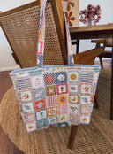 Handmade quilted toted | cotton market tote