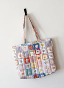 Handmade quilted toted | cotton market tote