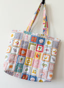 Handmade quilted toted | cotton market tote