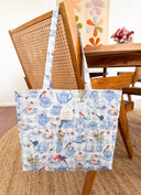 Handmade quilted toted | cotton market tote
