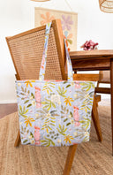 Handmade quilted toted | cotton market tote