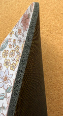 Fall Floral Mouse Pad: Hand-Printed Desk Accessory
