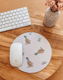 Mallard Ducks Mouse Pad: Hand-Printed Desk Accessory